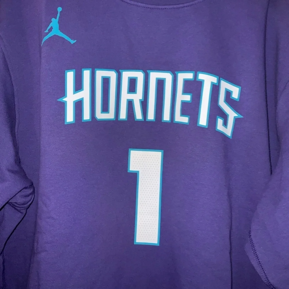 Jordan purple crewneck